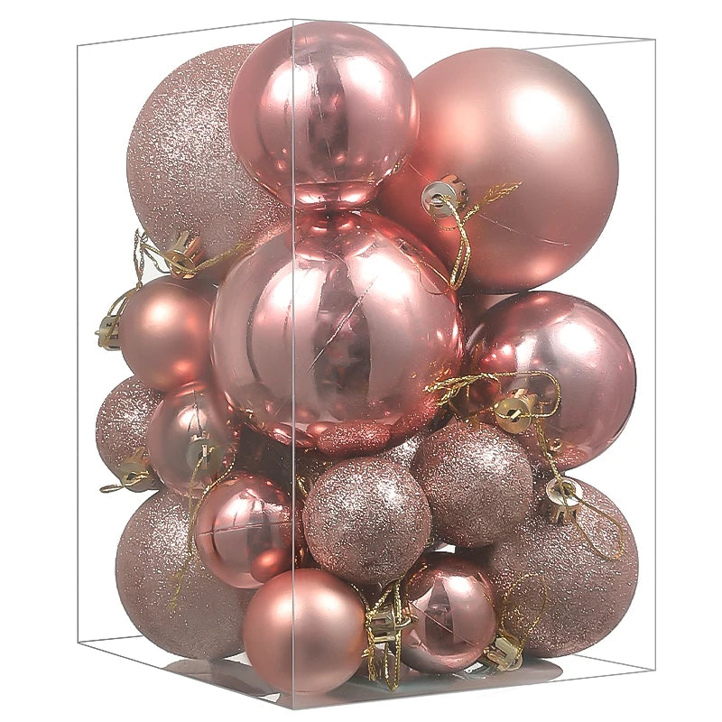 Dekorative Kugeln | Baumschmuck-Set für die Weihnachtsdekoration