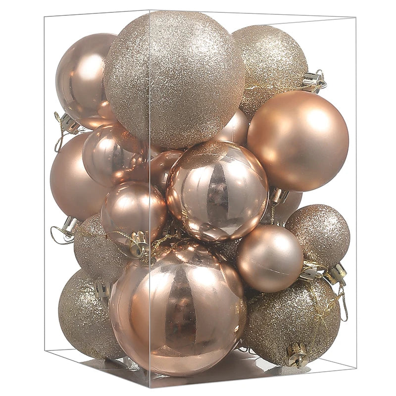 Dekorative Kugeln | Baumschmuck-Set für die Weihnachtsdekoration