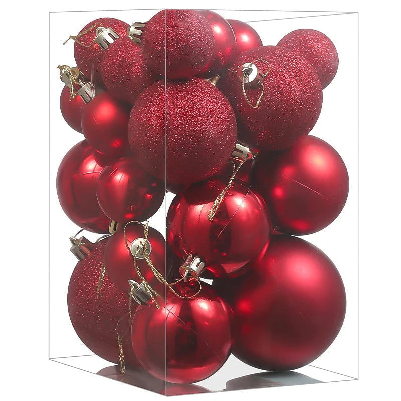 Dekorative Kugeln | Baumschmuck-Set für die Weihnachtsdekoration