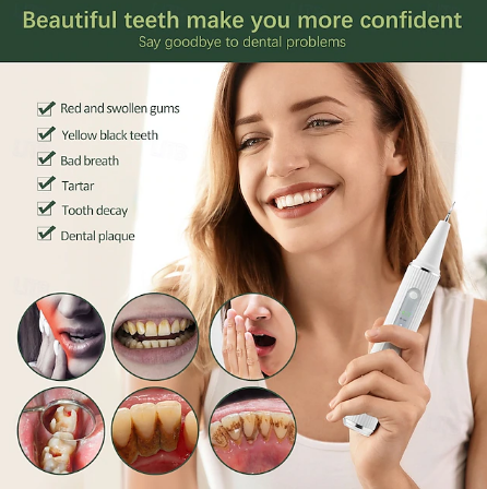 Dentora | Professioneller Ultraschall-Zahnsteinentferner für effektive Zahnpflege zu Hause