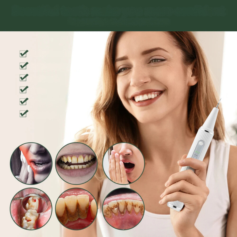 Dentora | Professioneller Ultraschall-Zahnsteinentferner für effektive Zahnpflege zu Hause