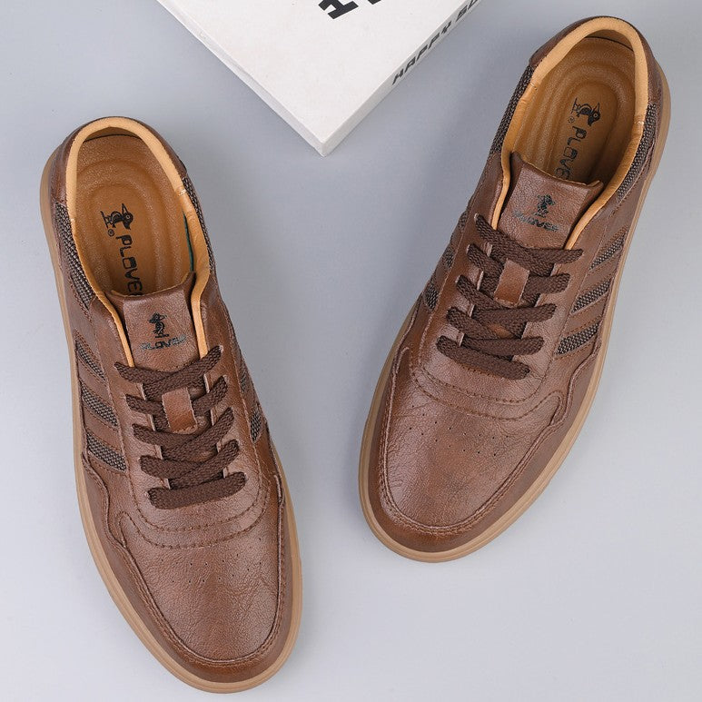 Herren Lässig Orthopädsiche Sneakers mit Schnürung