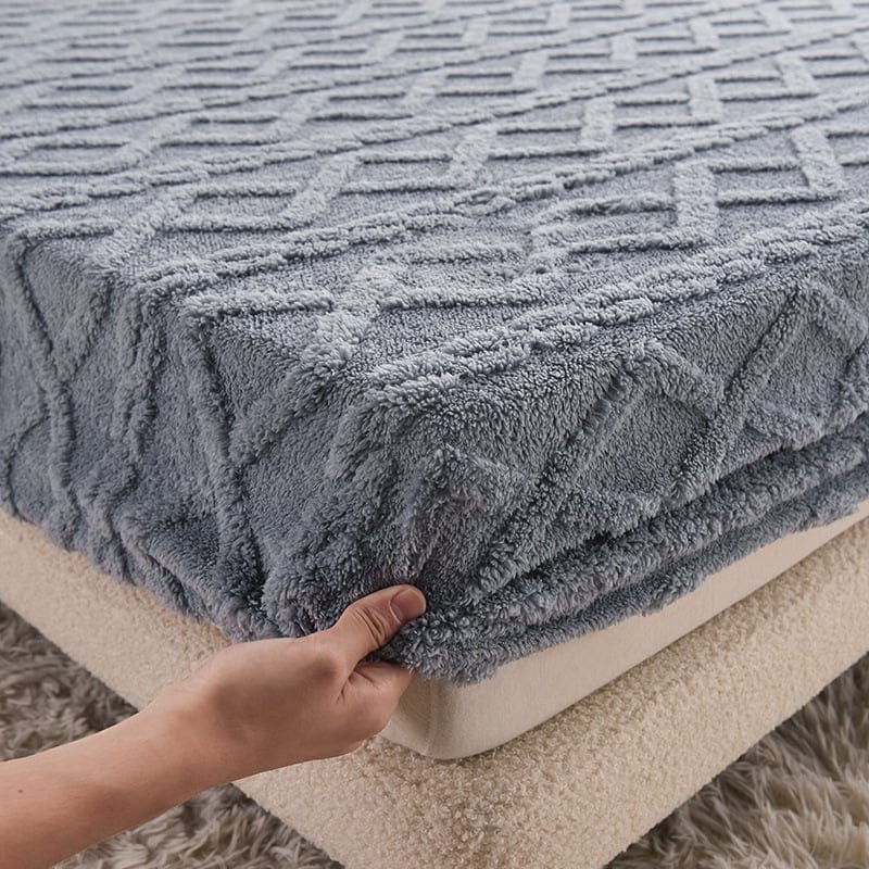 DreamLoom | Samt-Bettwäscheset für luxuriösen Schlafzimmerkomfort und modernes Ambiente