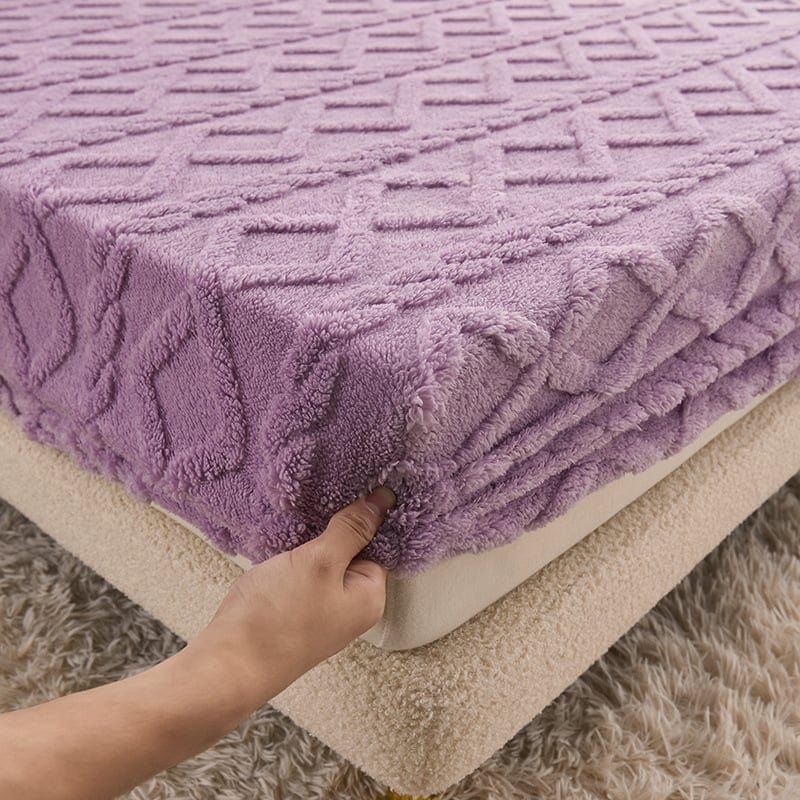DreamLoom | Samt-Bettwäscheset für luxuriösen Schlafzimmerkomfort und modernes Ambiente