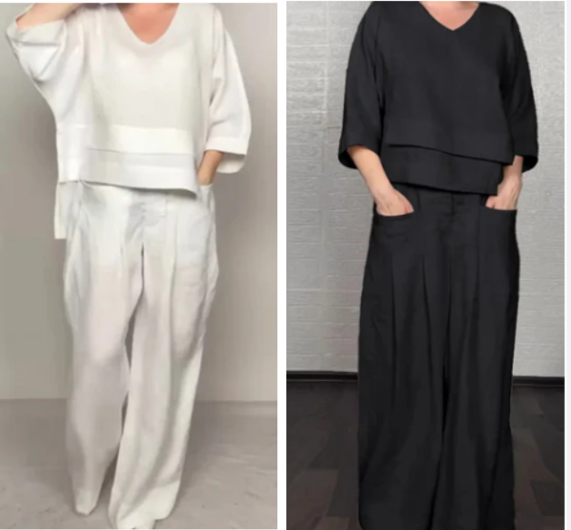 NOA | WEITES, MINIMALISTISCHES ZWEITEILER-SET