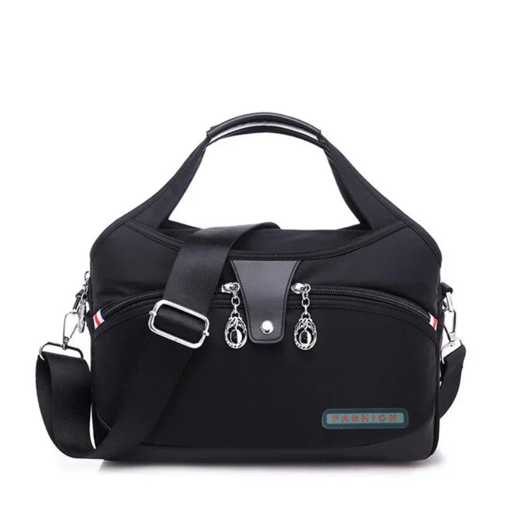 Elegante Damen-Handtasche mit Diebstahlschutz aus stilvollem Polyestergemisch