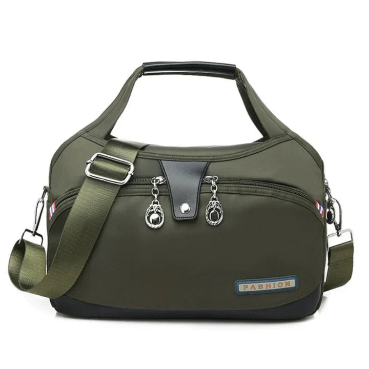 Elegante Damen-Handtasche mit Diebstahlschutz aus stilvollem Polyestergemisch