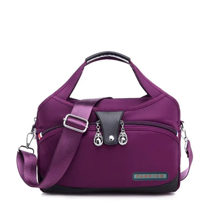 Elegante Damen-Handtasche mit Diebstahlschutz aus stilvollem Polyestergemisch