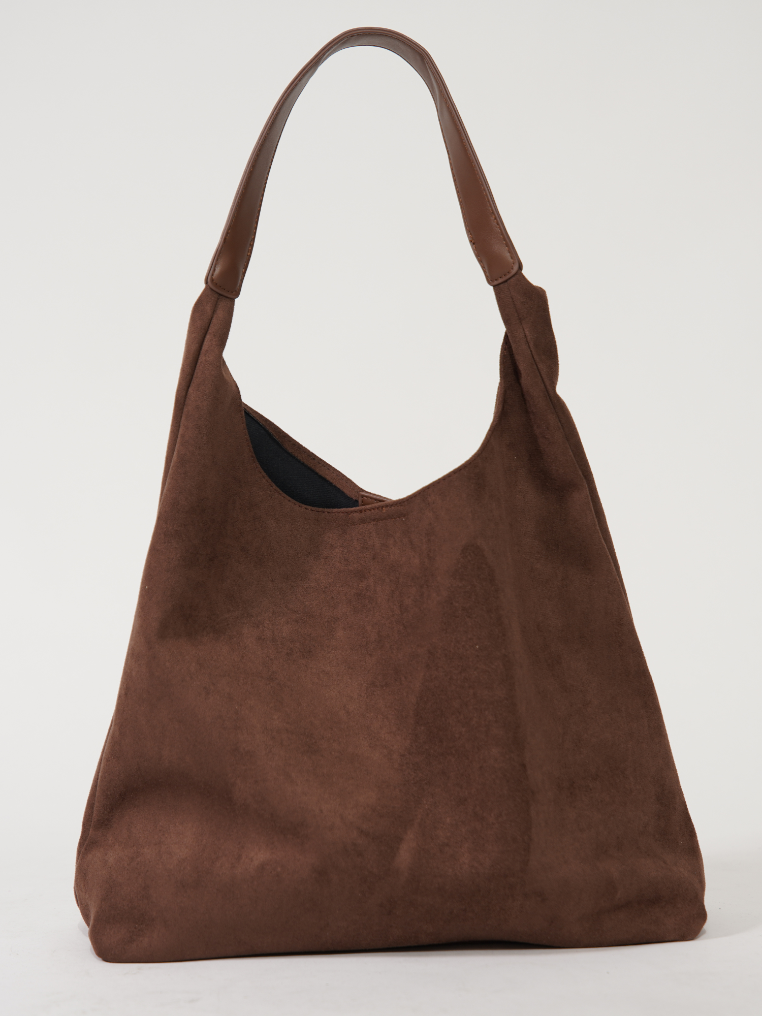 Elegante Damen-Ledertasche, vielseitiges Wildleder