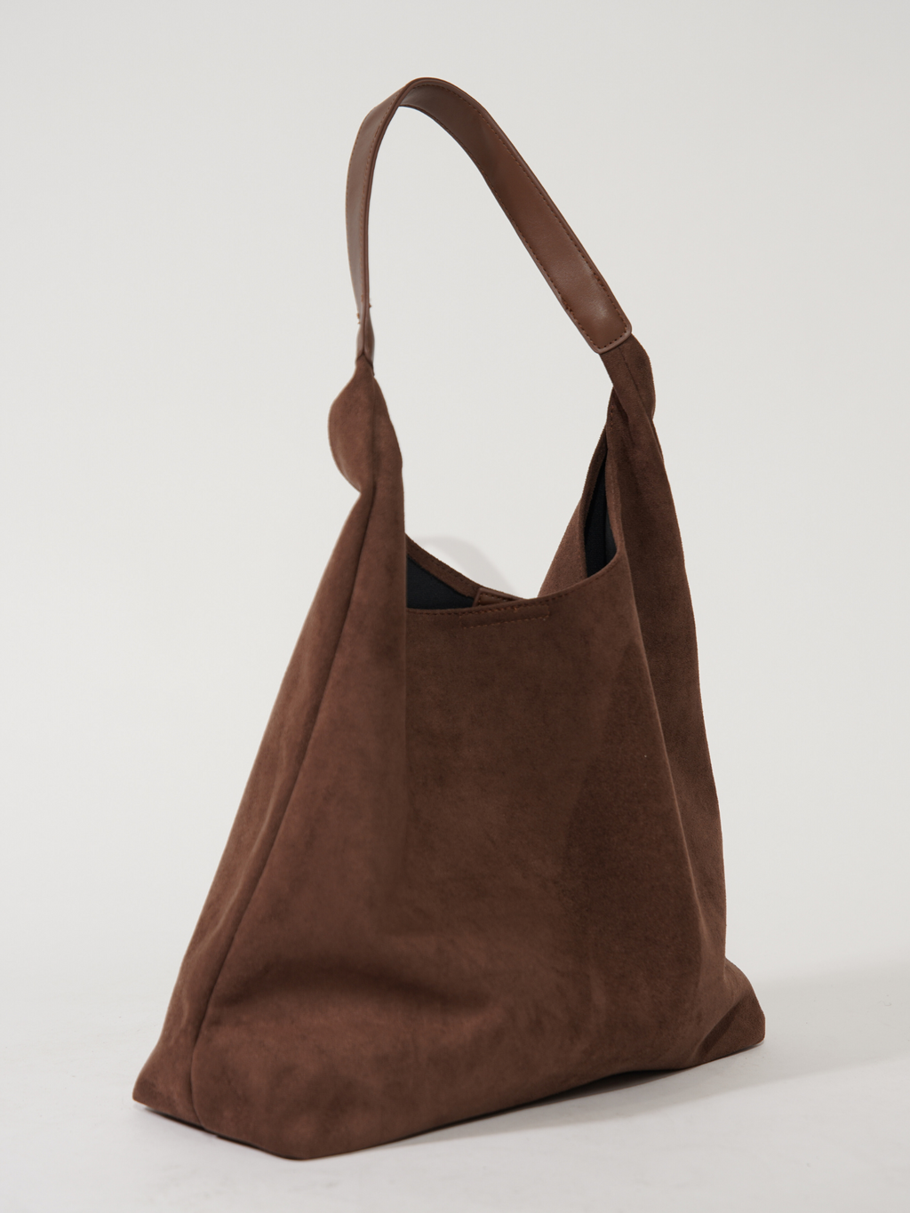 Elegante Damen-Ledertasche, vielseitiges Wildleder