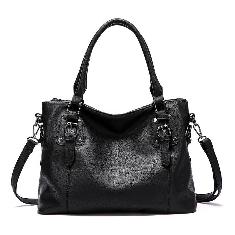 Elegante Damen-Schultertasche aus strapazierfähigem Echtleder