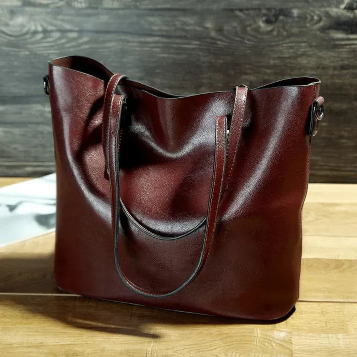 Elegante Damen-Umhängetasche aus funktionalem Leder