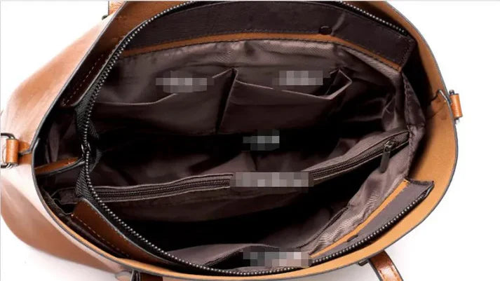 Elegante Damen-Umhängetasche aus funktionalem Leder
