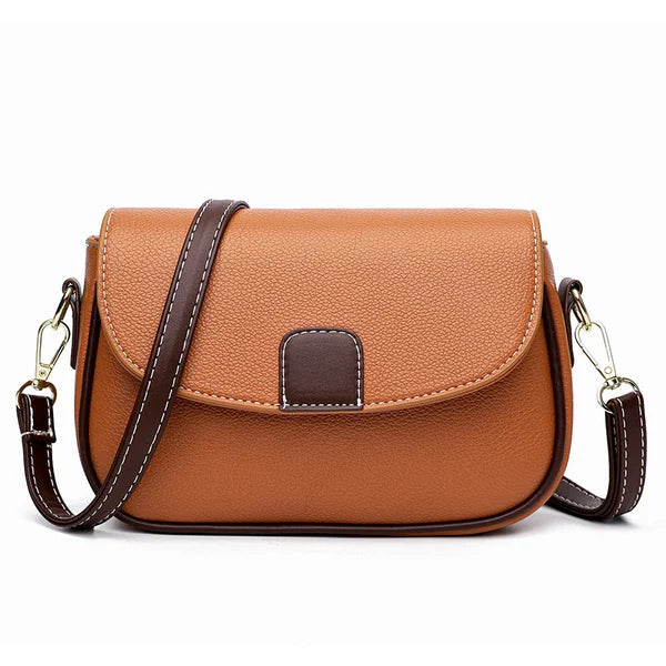 Elegante Damen-Umhängetasche aus stilvollem veganem Leder