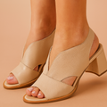 Elegante Damen Pumps Mit Offenem Zehenbereich Und Hohem Absatz – Stilvoller Komfort Für Jeden Anlass