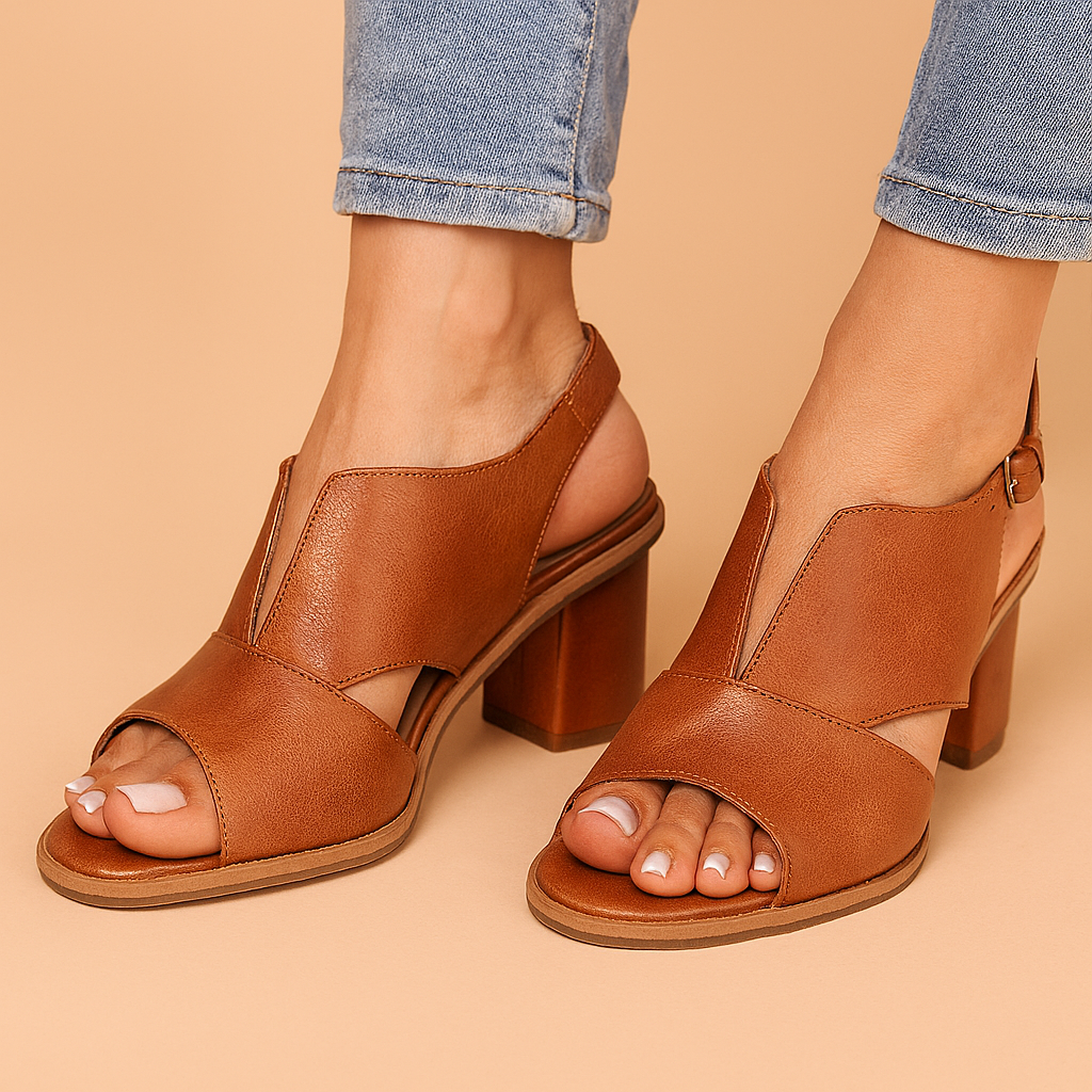 Elegante Damen Pumps Mit Offenem Zehenbereich Und Hohem Absatz – Stilvoller Komfort Für Jeden Anlass