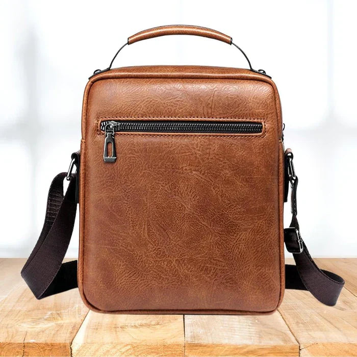 Elegante Damenhandtasche, zeitloses Design, Leder