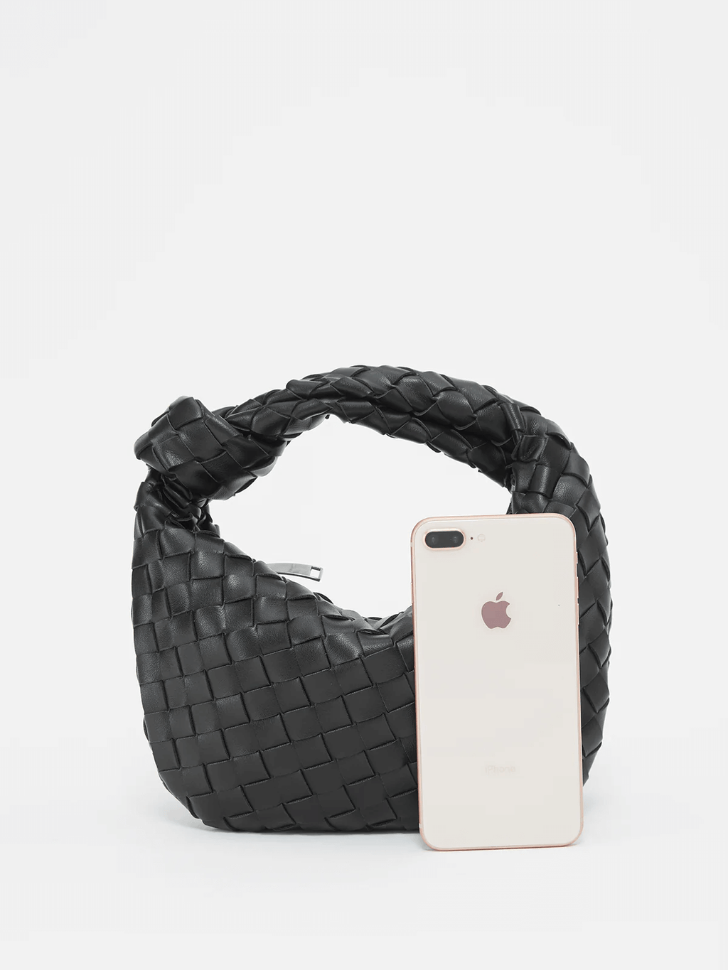 Elegante Damenhandtasche aus praktischem veganem Leder