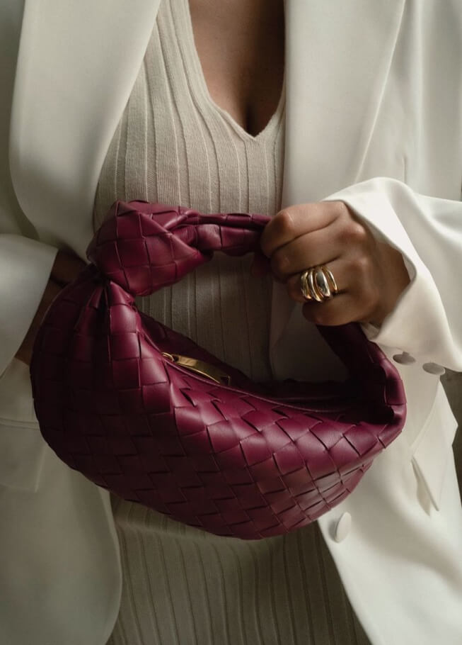 Elegante Damenhandtasche aus praktischem veganem Leder