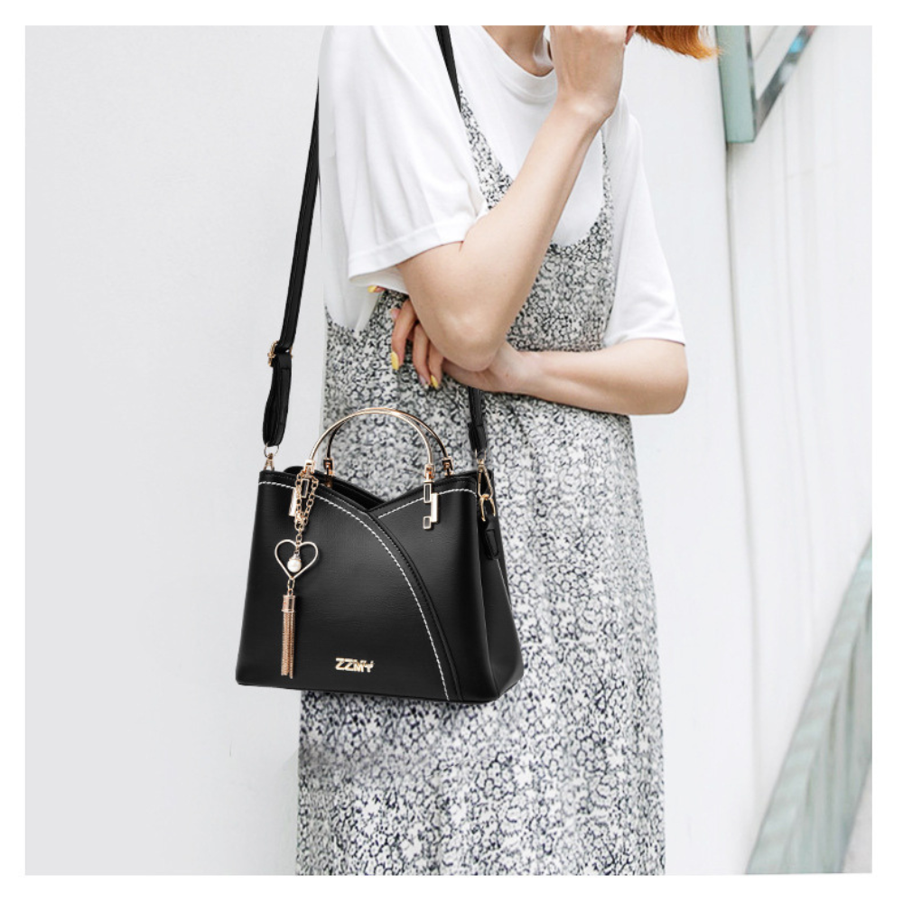 Elegante Damenhandtasche aus stilvollem PU-Leder mit geräumigem Design