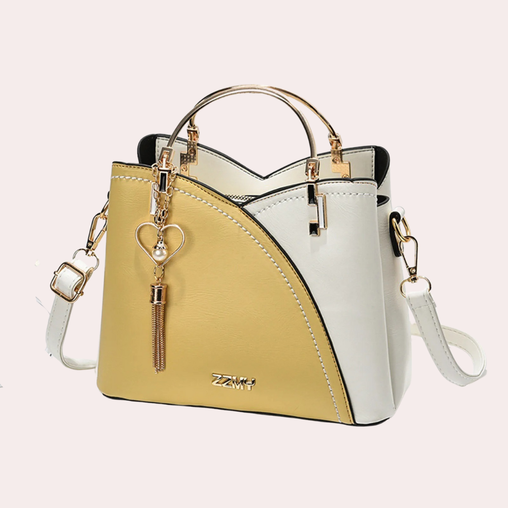 Elegante Damenhandtasche aus stilvollem veganem Leder