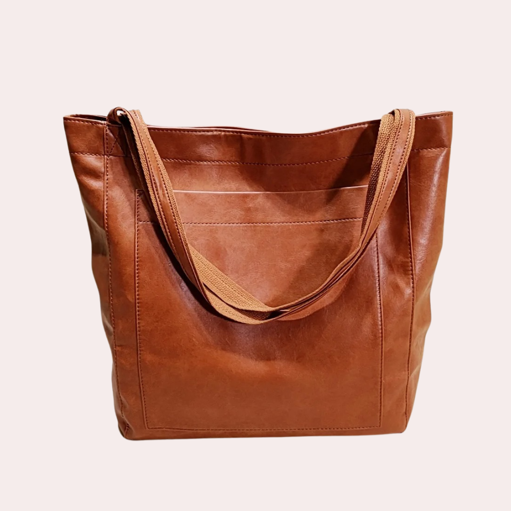 Elegante Damenhandtasche aus veganem Leder