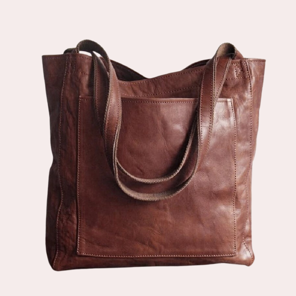Elegante Damenhandtasche aus veganem Leder