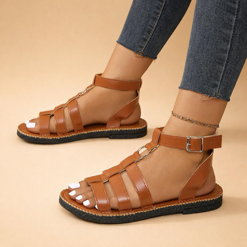 Elegante Gladiatorensandalen Damen – Modische Sommerschuhe mit Riemen für den perfekten Sommerlook