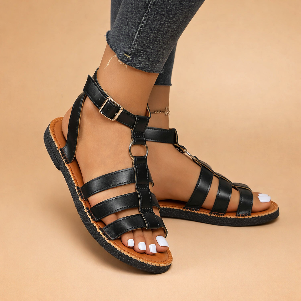 Elegante Gladiatorensandalen Damen – Modische Sommerschuhe mit Riemen für den perfekten Sommerlook