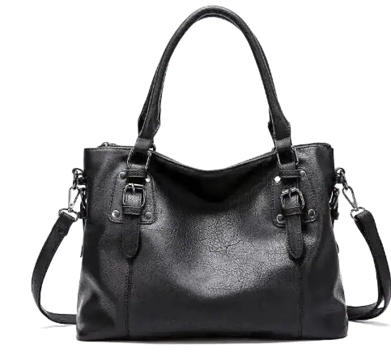 Elegante Vintage-Handtasche für Damen, weiches Material, großes Fassungsvermögen