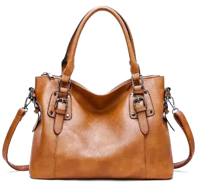 Elegante Vintage-Handtasche für Damen, weiches Material, großes Fassungsvermögen