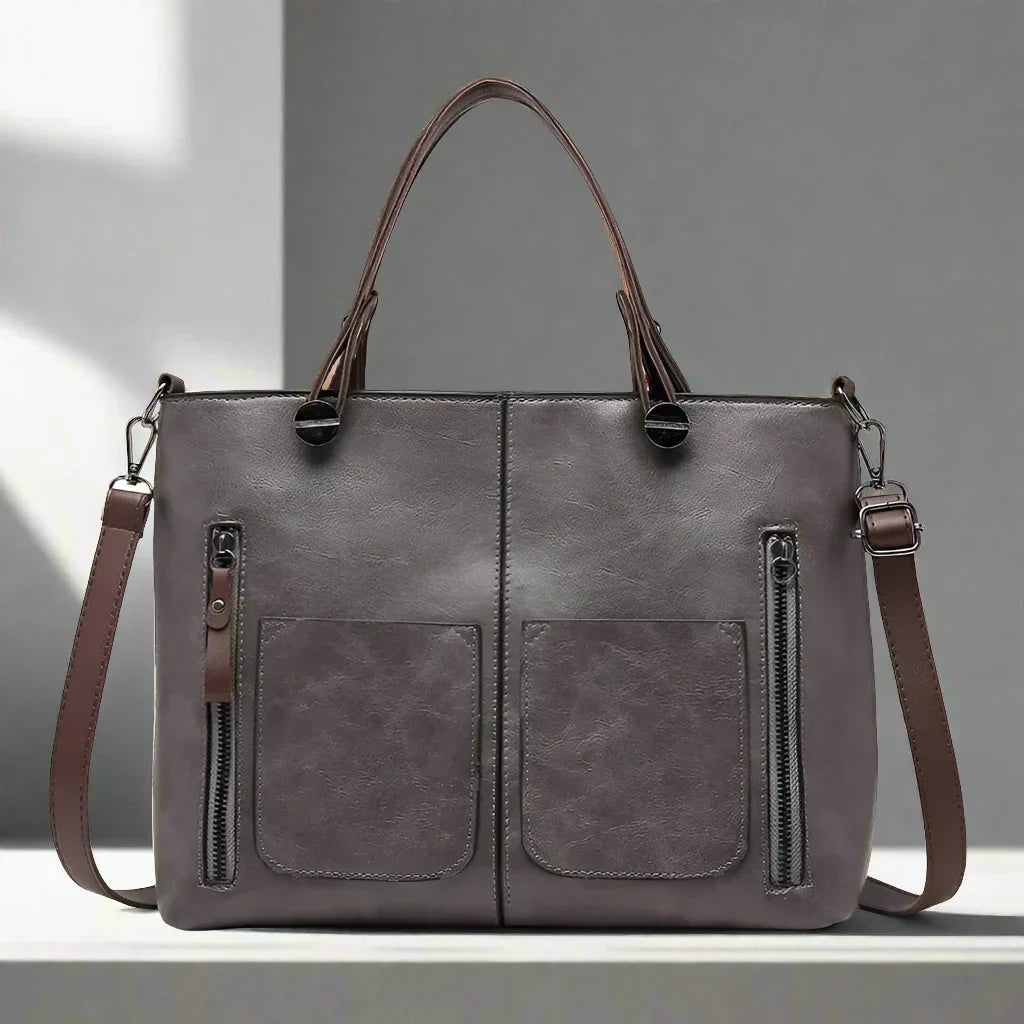 Elegante Vintage-Handtasche für Damen aus strapazierfähigem Stoff