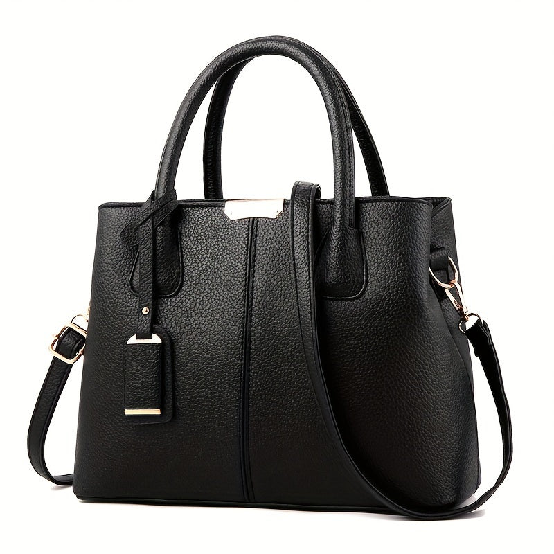 Elegante, geräumige Damenhandtasche aus vielseitigem PU-Leder