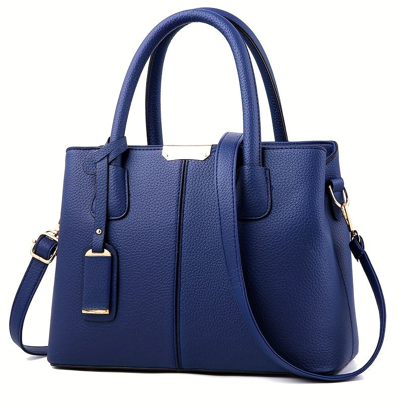 Elegante, geräumige Damenhandtasche aus vielseitigem PU-Leder