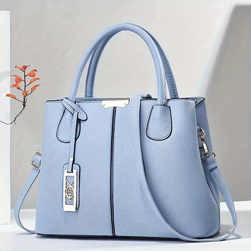 Elegante, geräumige Damenhandtasche aus vielseitigem PU-Leder