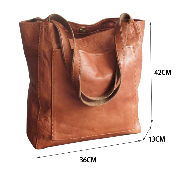Elegante, strapazierfähige Damentasche aus umweltfreundlichem PU-Leder