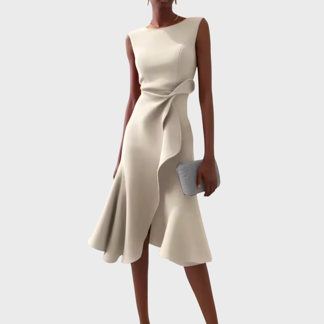 Elegantes Asymmetrisches Midikleid Damen – Festliche Kleider Für Hochzeitsgäste Und Besondere Anlässe