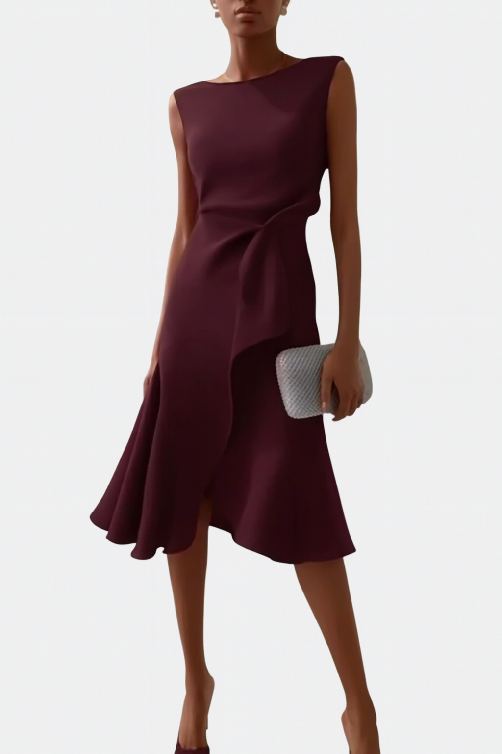 Elegantes Asymmetrisches Midikleid Damen – Festliche Kleider Für Hochzeitsgäste Und Besondere Anlässe