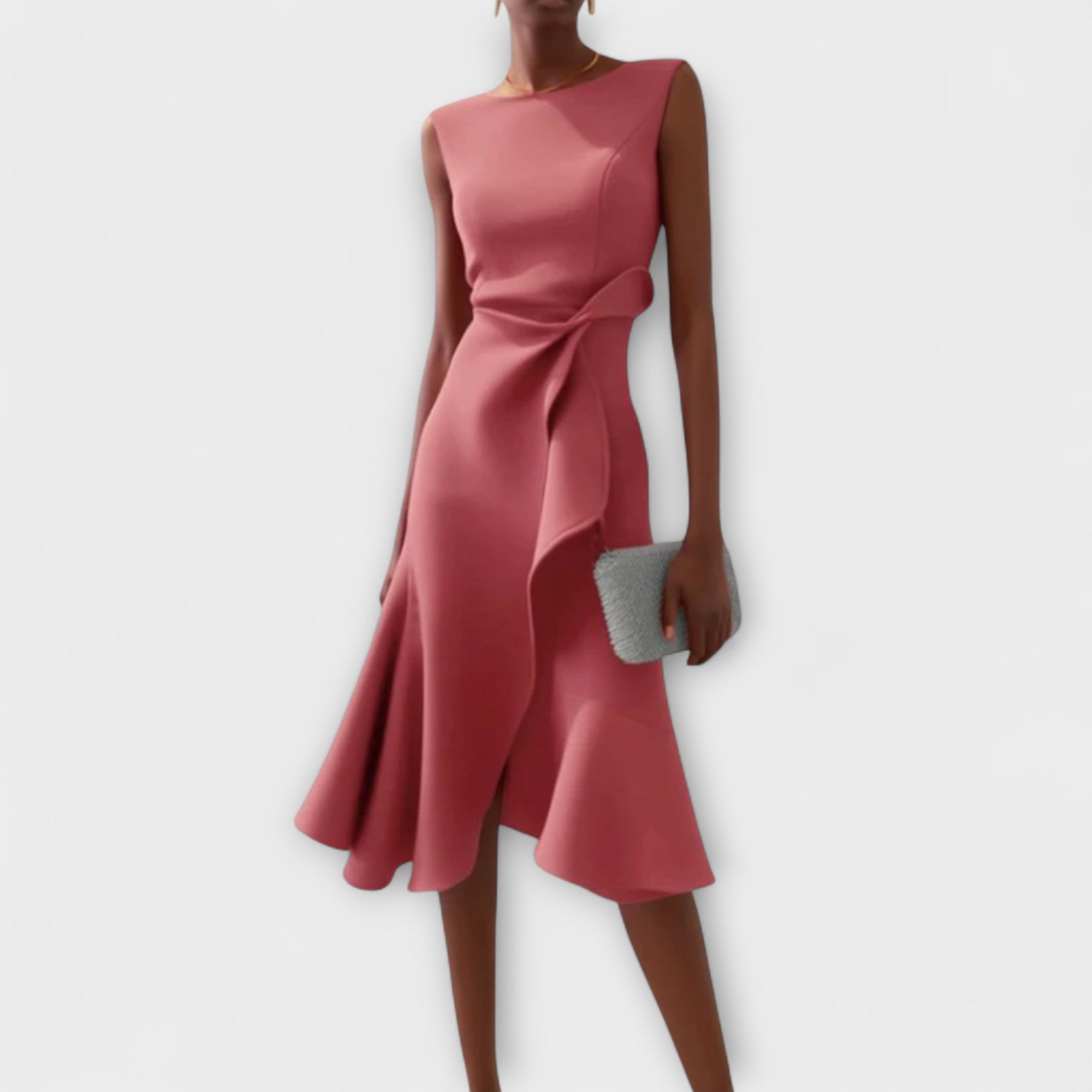 Elegantes Asymmetrisches Midikleid Damen – Festliche Kleider Für Hochzeitsgäste Und Besondere Anlässe