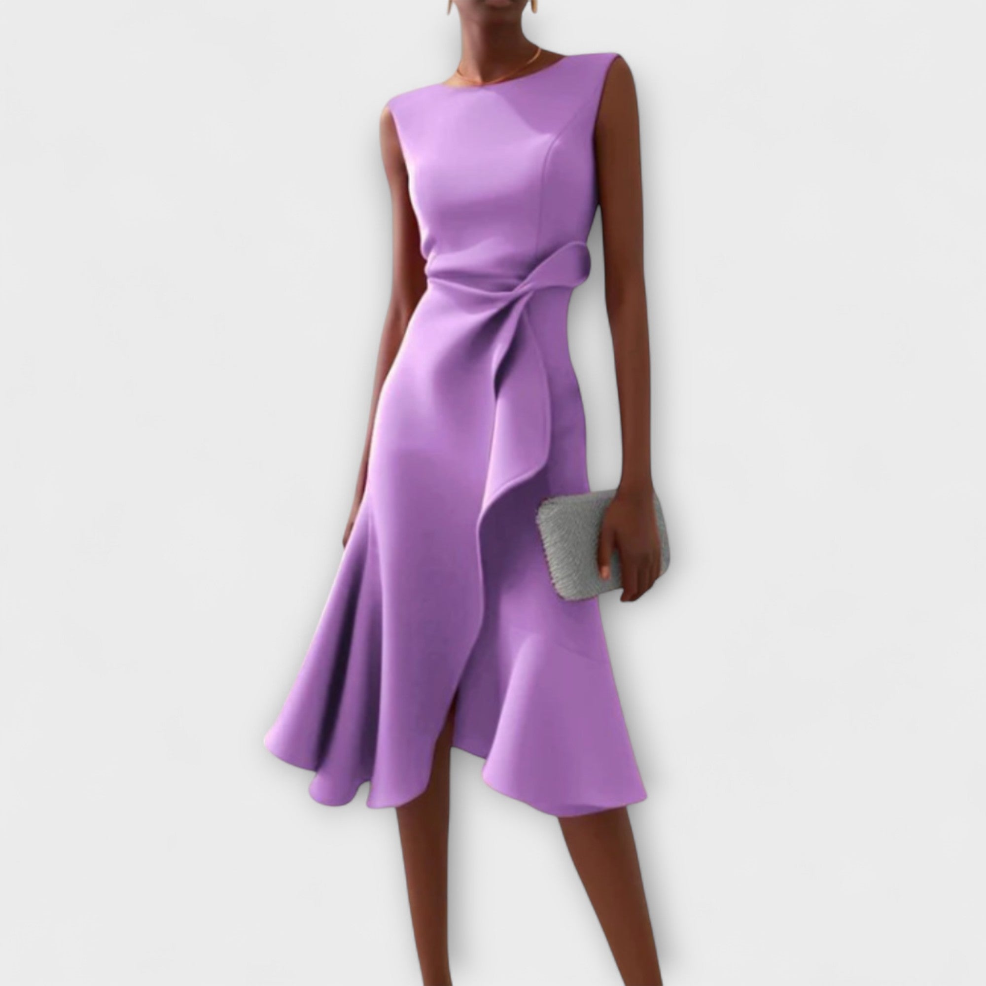 Elegantes Asymmetrisches Midikleid Damen – Festliche Kleider Für Hochzeitsgäste Und Besondere Anlässe