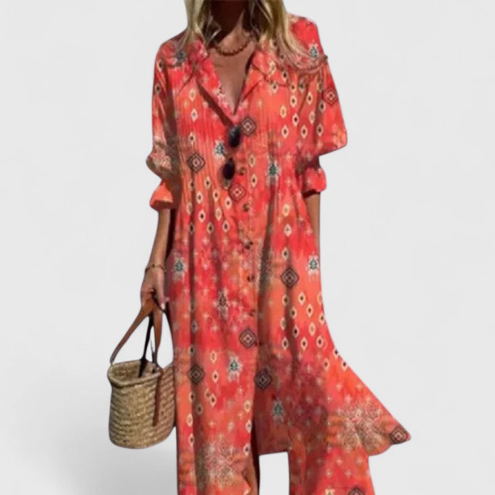 Elegantes Boho-Kleid für Frauen – Sommerliches Maxi-Kleid für jeden Anlass