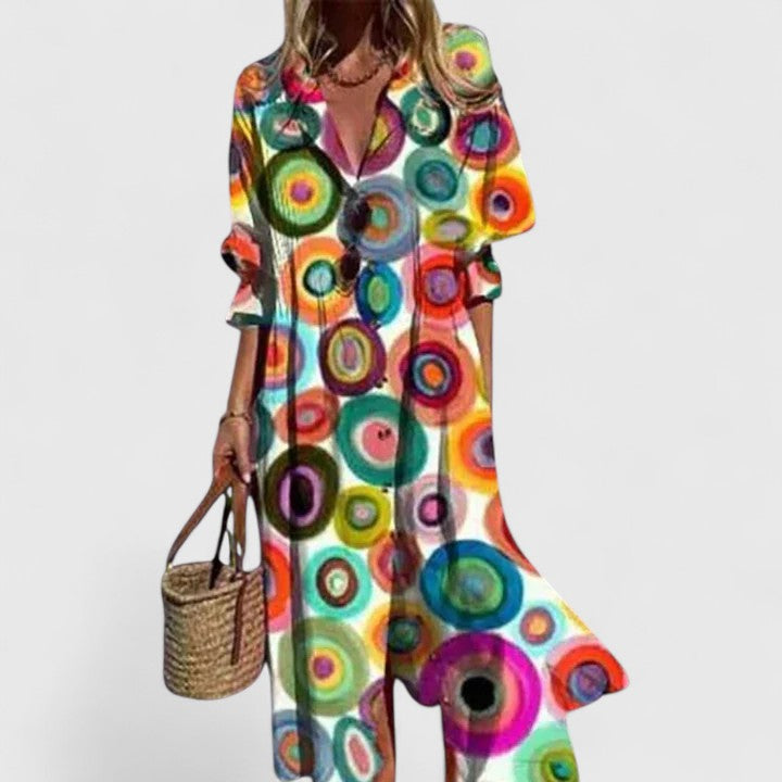 Elegantes Boho-Kleid für Frauen – Sommerliches Maxi-Kleid für jeden Anlass
