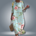 Sommerkleid Damen | Romantischer Blumendruck & Fließend