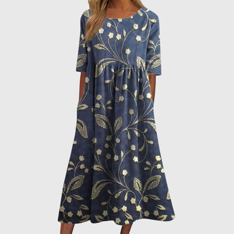 Elegantes Damenkleid für jeden Anlass – Fließende Silhouette und zeitloser Stil