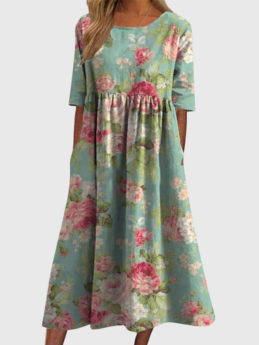 Elegantes Damenkleid für jeden Anlass – Fließende Silhouette und zeitloser Stil