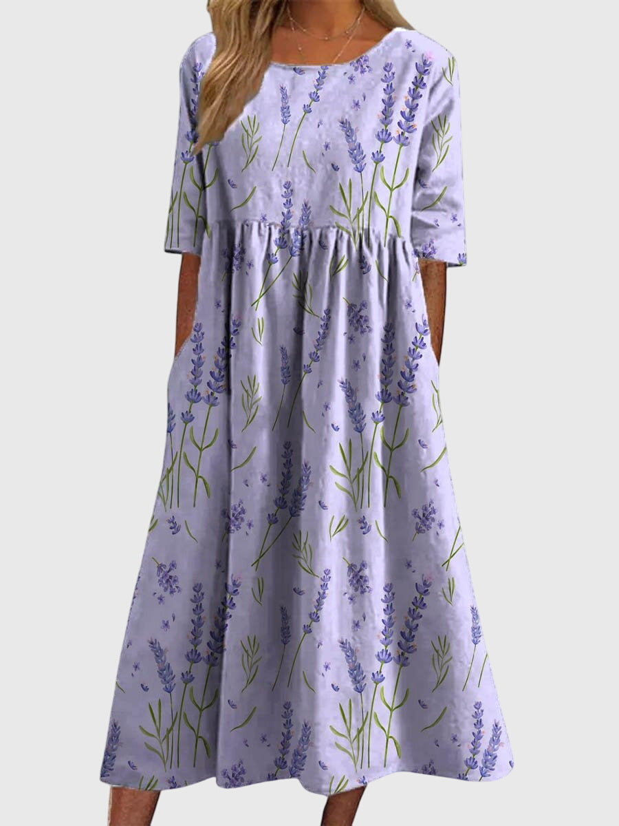 Elegantes Damenkleid für jeden Anlass – Fließende Silhouette und zeitloser Stil