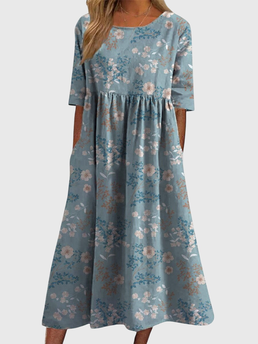 Elegantes Damenkleid für jeden Anlass – Fließende Silhouette und zeitloser Stil