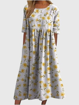 Elegantes Damenkleid für jeden Anlass – Fließende Silhouette und zeitloser Stil