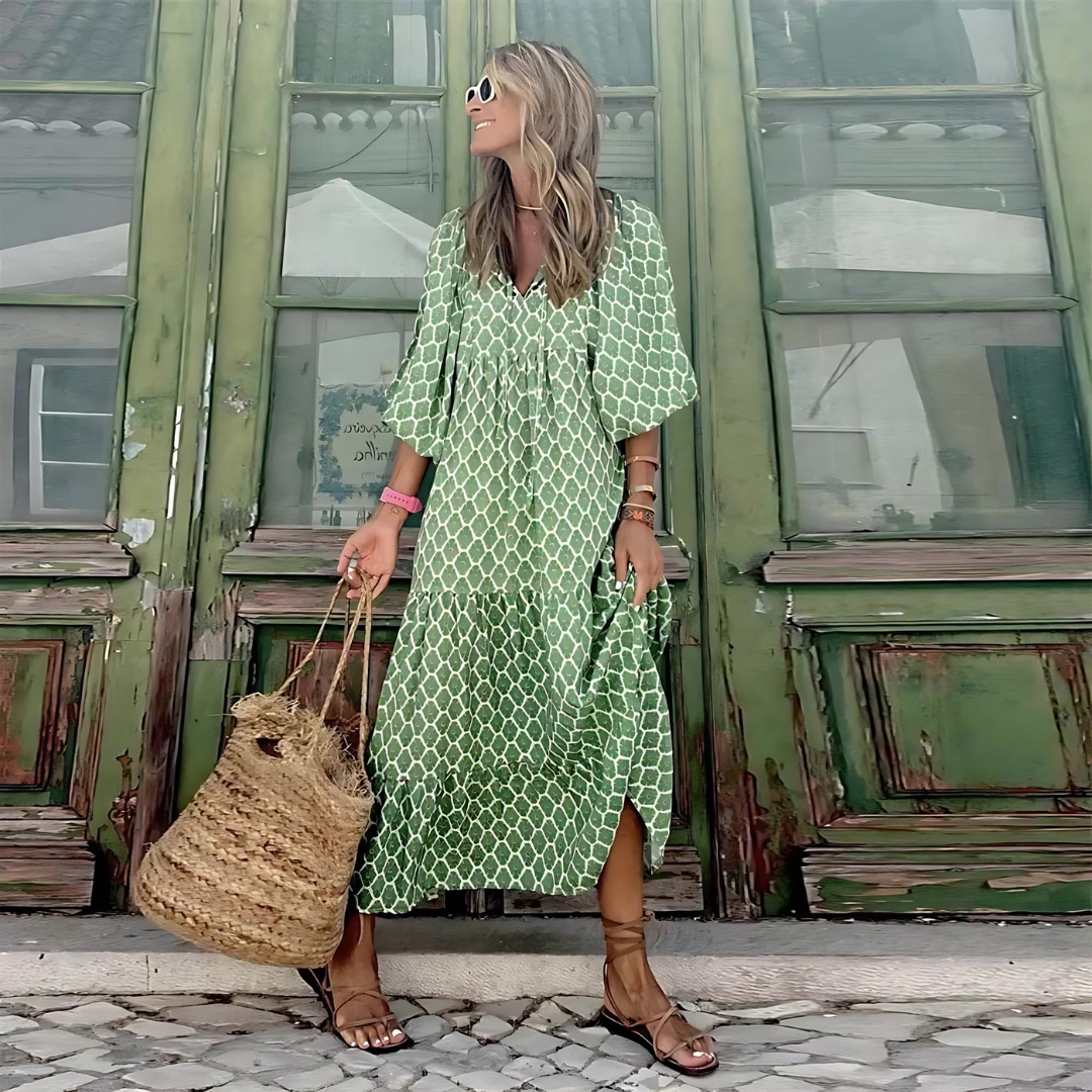 Elegantes Frühlingskleid Damen – Vielseitige Kleider für Jeden Anlass, Ideal für Brunch und Abendessen