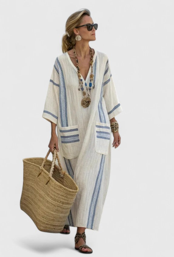 Elegantes Maxikleid für Frauen – Sommerkleid im Boho-Stil